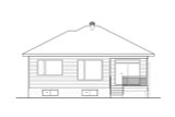 Secondary Image - Modern House Plan - 40535 - Rear Exterior