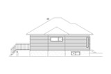 Modern House Plan - 40104 - Left Exterior