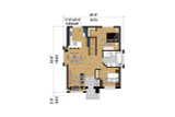 Modern House Plan - 40104 - 1st Floor Plan
