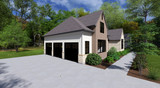 Craftsman House Plan - The Emerald 12631 - Left Exterior