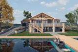 Cottage House Plan - Driftwood Edge 21834 - Rear Exterior