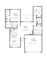 Traditional House Plan - 86436 - 1st Floor Plan