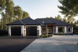 Modern House Plan - 14372 - Front Exterior