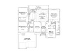 Modern House Plan - 14372 - 1st Floor Plan