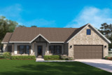 Ranch House Plan - 49707 - Front Exterior