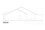 Ranch House Plan - 49707 - Left Exterior