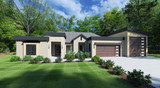 Contemporary House Plan - The Mammoth Ridge 51606 - Front Exterior