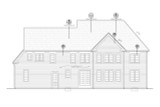 European House Plan - Kristy 2 45699 - Rear Exterior