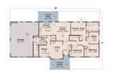 Ranch House Plan - Longmire 11575 - 1st Floor Plan