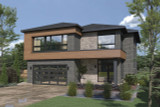 Modern House Plan - 22462 - Front Exterior
