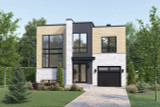 Modern House Plan - 24854 - Front Exterior