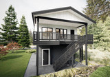 Farmhouse House Plan - Maple View 82580 - Rear Exterior