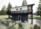 Farmhouse House Plan - Maple View 82580 - Left Exterior