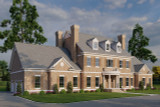 Colonial House Plan - Belvadere Court 98724 - Front Exterior