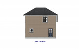 Cottage House Plan - 21345 - Rear Exterior