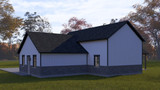 Craftsman House Plan - Monaco Garage 79293 - Rear Exterior