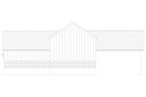 Craftsman House Plan - Monaco Garage 79293 - Rear Exterior