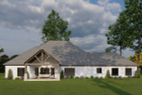 Craftsman House Plan - Aniston Place 19760 - Rear Exterior