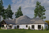 Craftsman House Plan - Aniston Place 19760 - Rear Exterior