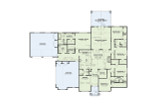 Craftsman House Plan - Aniston Place 19760 - 1st Floor Plan