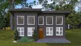 Contemporary House Plan - Martin ADU 22842 - Front Exterior