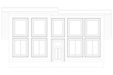 Contemporary House Plan - Martin ADU 22842 - Front Exterior