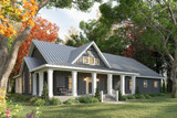 Craftsman House Plan - 80988 - Front Exterior