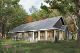 Craftsman House Plan - 80988 - Rear Exterior