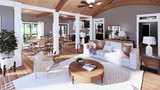 Craftsman House Plan - 80988 - Great Room
