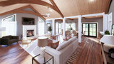 Craftsman House Plan - 80988 - Great Room