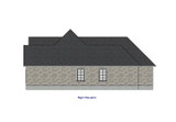 Traditional House Plan - 14259 - Right Exterior
