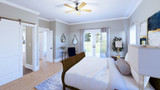 Cottage House Plan - 74268 - Master Bedroom