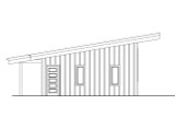 Contemporary House Plan - 67092 - Left Exterior