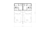 Modern Style Duplex Plan 50780 Second Floor Bedroom Option - Optional Floor Plan