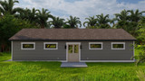 Traditional House Plan - Hinrichs Garage 76793 - Rear Exterior