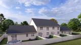 Craftsman House Plan - Huelva 4 Plex 10059 - Rear Exterior