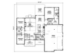Craftsman House Plan - 31283 - 1st Floor Plan