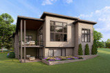 Contemporary House Plan - Maricopa 34114 - Rear Exterior