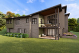 Contemporary House Plan - Maricopa 34114 - Right Exterior