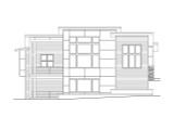 Contemporary House Plan - Maricopa 34114 - Rear Exterior