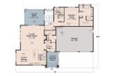 Contemporary House Plan - Maricopa 34114 - 1st Floor Plan