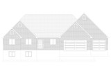 Colonial House Plan - Whitney 59630 - Front Exterior