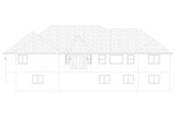 Craftsman House Plan - Westfield 60663 - Rear Exterior
