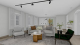 Craftsman House Plan - Auburn Duplex 93823 - Family Room
