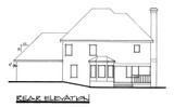 Victorian House Plan - Conrad B 37905 - Rear Exterior
