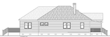 Bungalow House Plan - Pearl River 67939 - Left Exterior