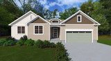 Craftsman House Plan - The Bluebell 46068 - Front Exterior