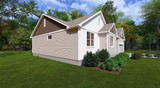 Craftsman House Plan - The Bluebell 46068 - Left Exterior