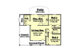 Traditional House Plan - Brookstone 89038 - 1st Floor Plan
