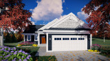 Ranch House Plan - 91232 - Front Exterior